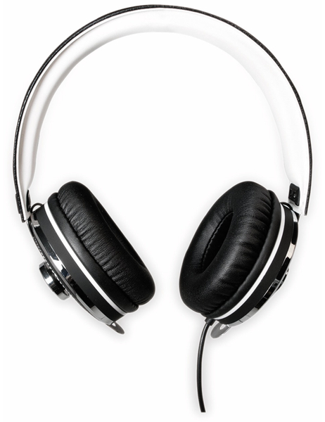 TYPHOON Over-Ear Kopfhörer RockStar TM033, schwarz/weiß - Produktbild 5