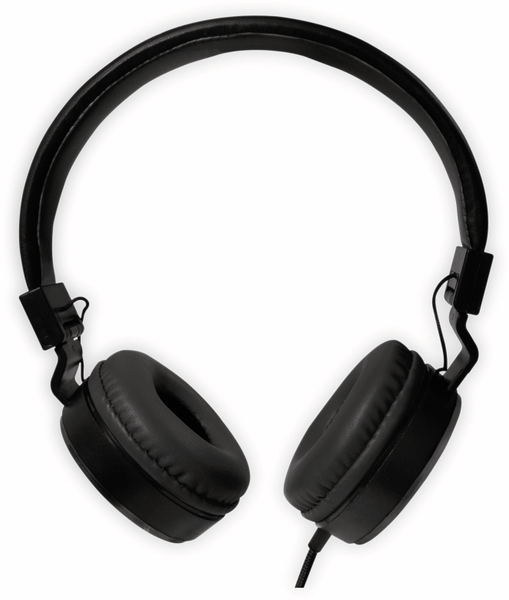 LOGILINK On-Ear Kopfhörer HS0049BK, faltbar, schwarz - Produktbild 4