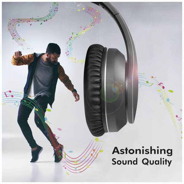 LOGILINK Bluetooth Over-Ear Kopfhörer BT0053, mit Active-Noise-Cancelling - Produktbild 9