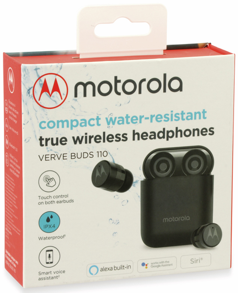 Motorola In-Ear Ohrhörer VerveBuds 110, schwarz - Produktbild 8