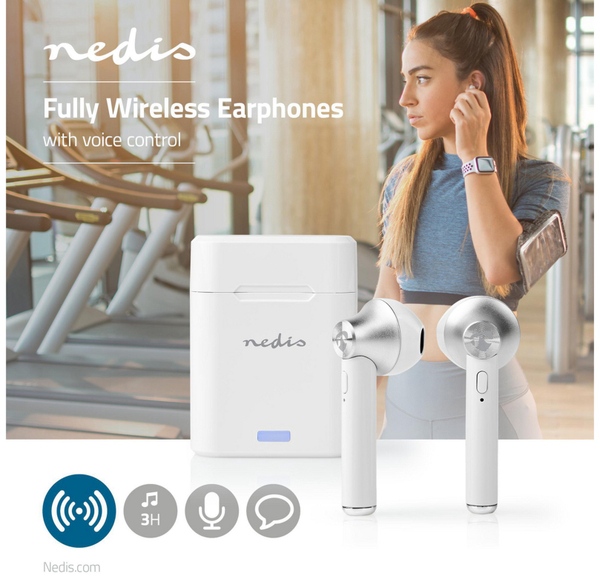 NEDIS In-Ear Ohrhörer HPBT3052WT - Produktbild 3