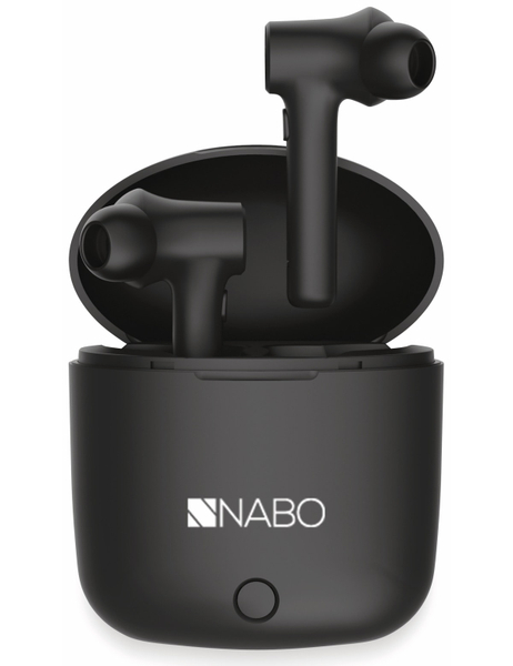 NABO In-Ear Ohrhörer T2, inkl. Mikrofon, schwarz