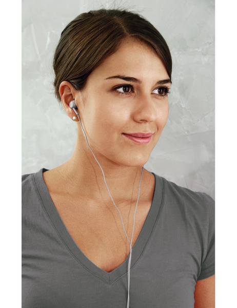 THOMSON In-Ear Ohrhörer EAR3005W, inkl. Mikrofon, weiß - Produktbild 2