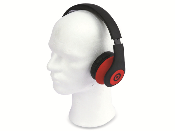 Bluetooth Headset, BKH 282, rot/schwarz, B-Ware - Produktbild 3