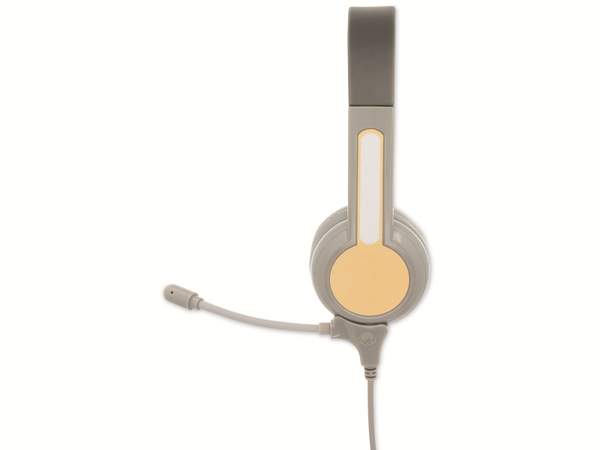 ONANOFF On-Ear Education Kopfhörer für Kinder, mit Stabmikrofon, grau - Produktbild 7