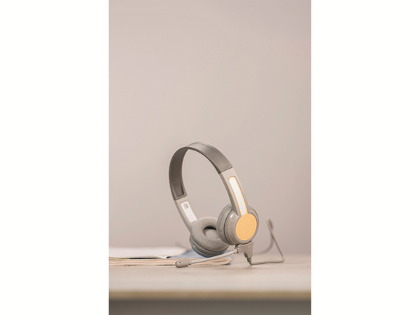 ONANOFF On-Ear Education Kopfhörer für Kinder, mit Stabmikrofon, grau - Produktbild 10