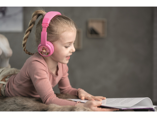 ONANOFF Bluetooth On-Ear Kopfhörer BuddyPhones Play+, für Kinder, pink - Produktbild 4