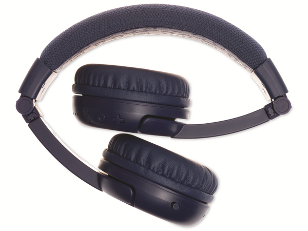 ONANOFF Bluetooth On-Ear Kopfhörer BuddyPhones Play+, für Kinder, blau - Produktbild 2