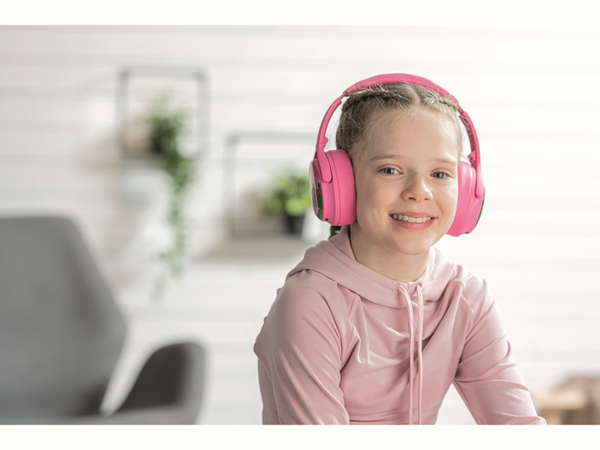 ONANOFF Bluetooth Over-Ear Kopfhörer BuddyPhones Cosmos+, für Kinder, pink - Produktbild 3
