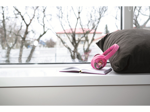 ONANOFF Bluetooth Over-Ear Kopfhörer BuddyPhones Cosmos+, für Kinder, pink - Produktbild 5