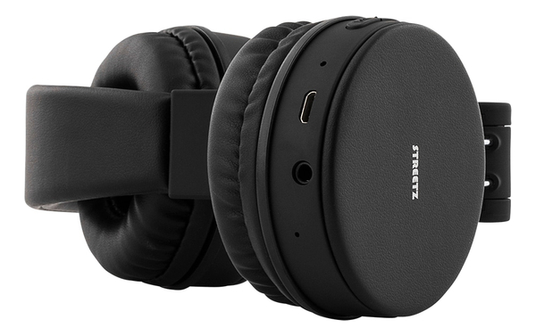 STREETZ Bluetooth On-Ear Kopfhörer HL-BT400, faltbar, schwarz - Produktbild 4