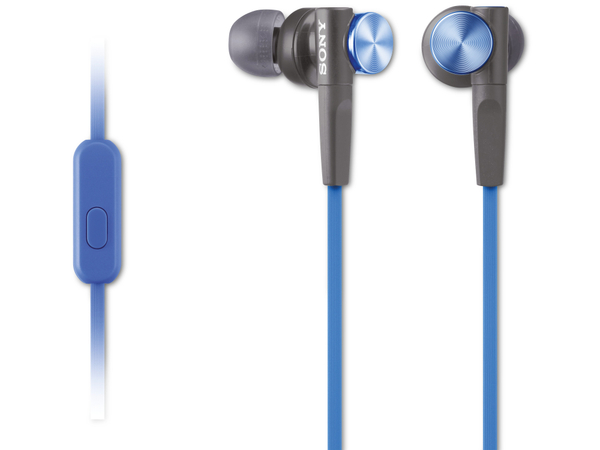 SONY In-Ear Ohrhörer MDR-XB50APL, blau