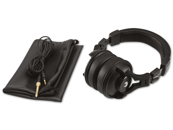 OMNITRONIC Over-Ear Kopfhörer SHP-740DJ, schwarz - Produktbild 2