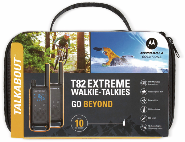 Motorola PMR-Funkgeräteset Talkabout T82 Extreme, 2 Stück - Produktbild 5