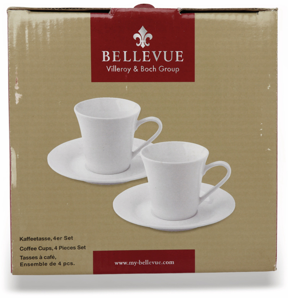 BELLEVUE Kaffeetassen Set 4 tlg. Villeroy &amp; Boch Group - Produktbild 2