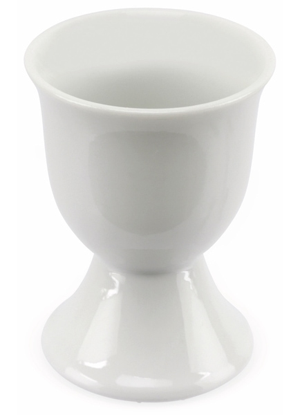 Porzellan-Eierbecher 4 Stück, weiß - Produktbild 2