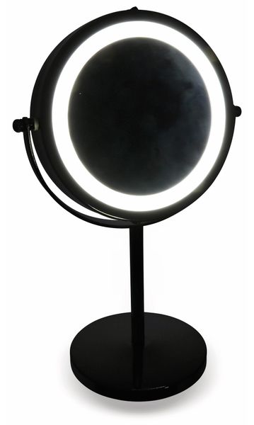 LED-Stand Kosmetikspiegel, 33 cm, verchromt, B-Ware - Produktbild 3