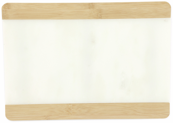 Schneide- und Serviertablett 22x31cm, Marmor/Bambus - Produktbild 3