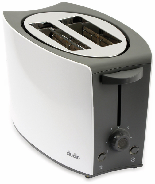 Doppelschlitz, Toaster, TR-Tds-04, weiß, 800 W, silber - Produktbild 3