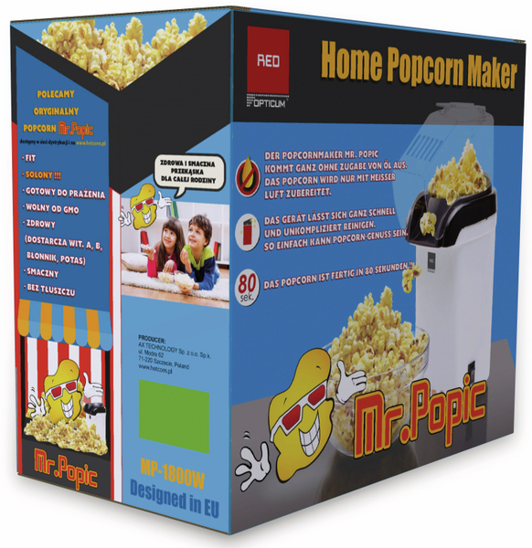 Red Opticum Popcornmaschine Mr. Popic - Produktbild 3