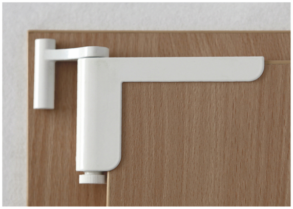 Mini-Türschließer, Clip Close, weiß - Produktbild 3