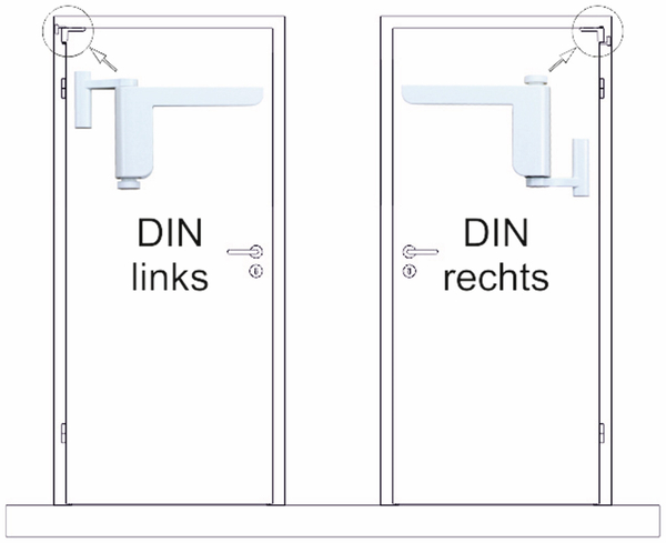 Mini-Türschließer, Clip Close, weiß - Produktbild 5