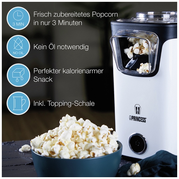 PRINCESS Popcornmaschine 292986, 1100 W - Produktbild 7