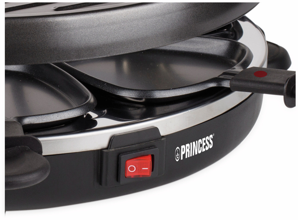 PRINCESS Raclette-Grill 162725, 800 W, 6 Personen - Produktbild 2