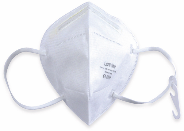 Atemschutzmaske FFP2 NR, Lanhine CE 0598, 20 Stück - Produktbild 3