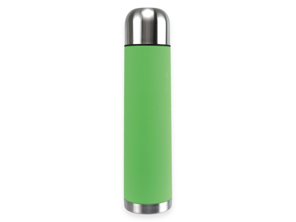 Thermosflasche, 1 l, Edelstahl, grün
