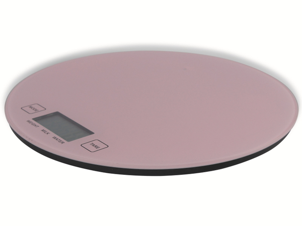 Digitale Küchenwaage, GT-KSg-10, rund rosa - Produktbild 2