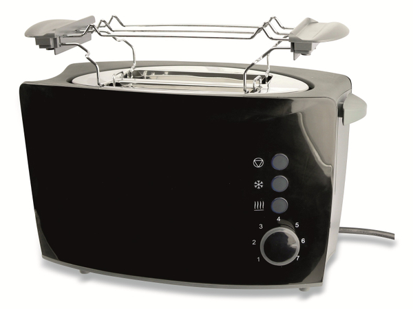 Doppelschlitz, Toaster, TR-Tds-05, schwarz, 800 W, B-Ware - Produktbild 2