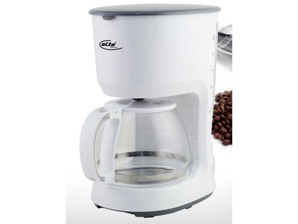 Elta Kaffeemaschine KM-750.16, Classic Line, 750 W, 1,25 L, weiß - Produktbild 3