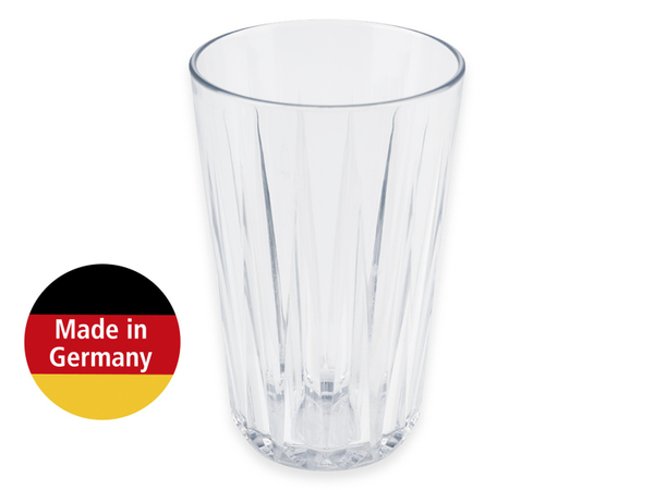 APS GERMANY Trinkbecher-Set Crystal, Ø: 8 cm, H: 12,5 cm, 6 Stück
