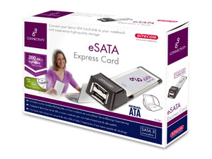 ExpressCard 34/2x eSATA Adapterkarte SITECOM XC-041 - Produktbild 2