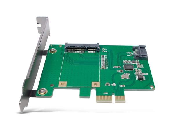 LogiLink SATA-Controllerkarte PC0077, PCIe, mSATA SDD + SATA III SSD/HDD - Produktbild 3