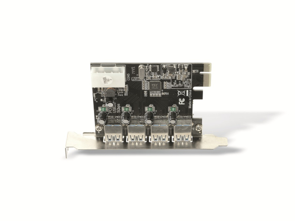 RED4POWER USB 3.0 PCIe-Karte R4-E002, 4-port - Produktbild 5