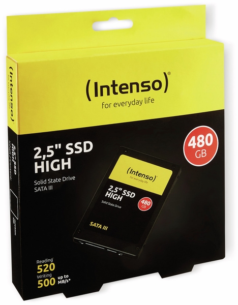 SSD INTENSO High Performance 3813450, SATA III, 480 GB - Produktbild 2