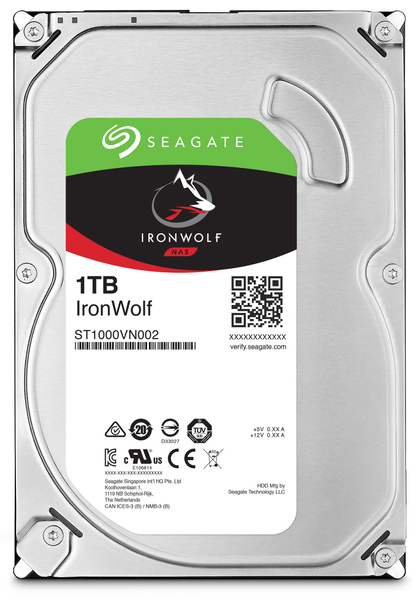 Seagate SATA-HDD Ironwolf ST1000VN002, 3,5&quot;, 1TB, 5900RPM, 64MB