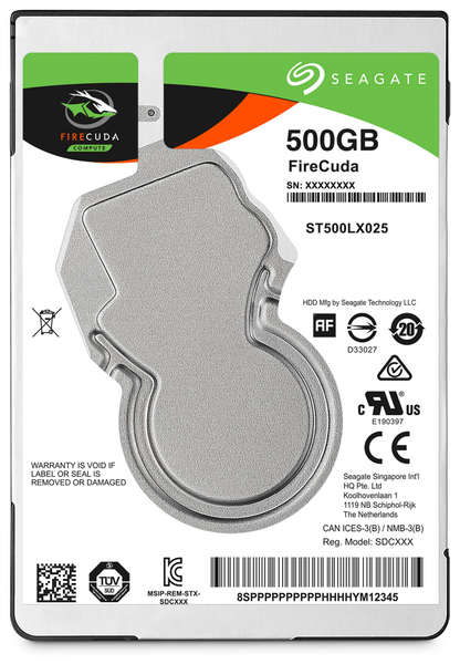Seagate SATA-HDD Firecuda ST500LX025, 2,5&quot;, 500GB, 5400RPM, 128MB