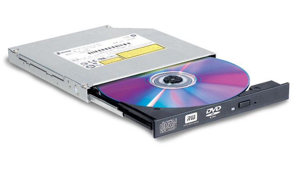 Slim DVD-Brenner LG GTC0NB, SATA, Bulk