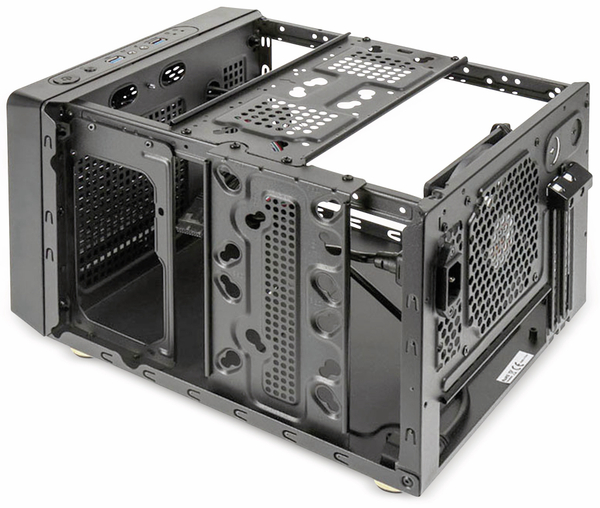 Kolink PC-Gehäuse Satellite, Mini-ITX, schwarz - Produktbild 5
