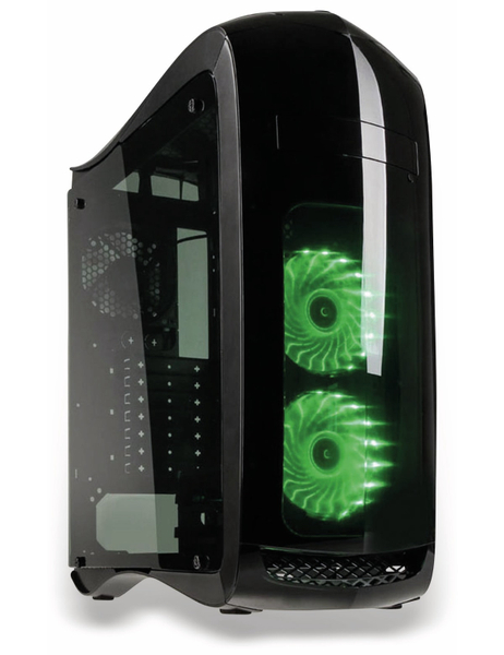 Kolink PC-Gehäuse Punisher RGB, Midi-Tower, schwarz
