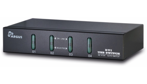 KVM Switch KVM-AS-41DA, 4-port, B-Ware - Produktbild 2