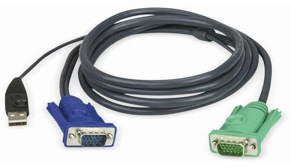 ATEN KVM Kabel 2L-5202U, SPHD, USB, 1,8 m