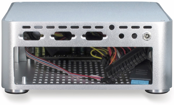 PC-Gehäuse INTER-TECH ITX E-W80S silber, Mini ITX, B-Ware - Produktbild 5