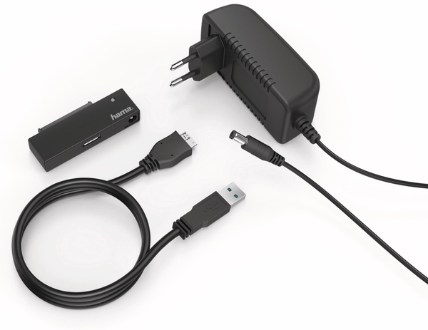Hama USB-Festplattenadapter 177100, SATA zu USB 3.1 - Produktbild 2