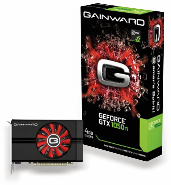 Gainward Grafikkarte GTX 1050 Ti, 4 GB DDR5 - Produktbild 2
