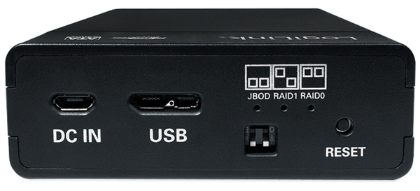 LOGILINK USB 3.0 Festplattengehäuse UA0285, 2x 2,5&quot;, Raid - Produktbild 5