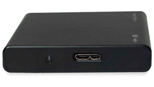 LOGILINK USB3.0 Festplattengehäuse UA0275, 2,5&quot;, Super-Slim, schwarz - Produktbild 2